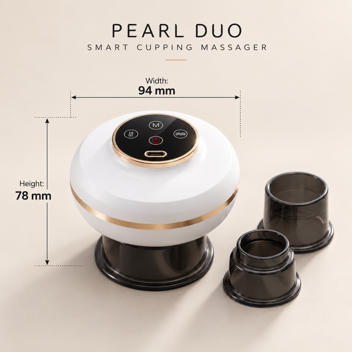 Smart Cupping Massager — Pearl Duo