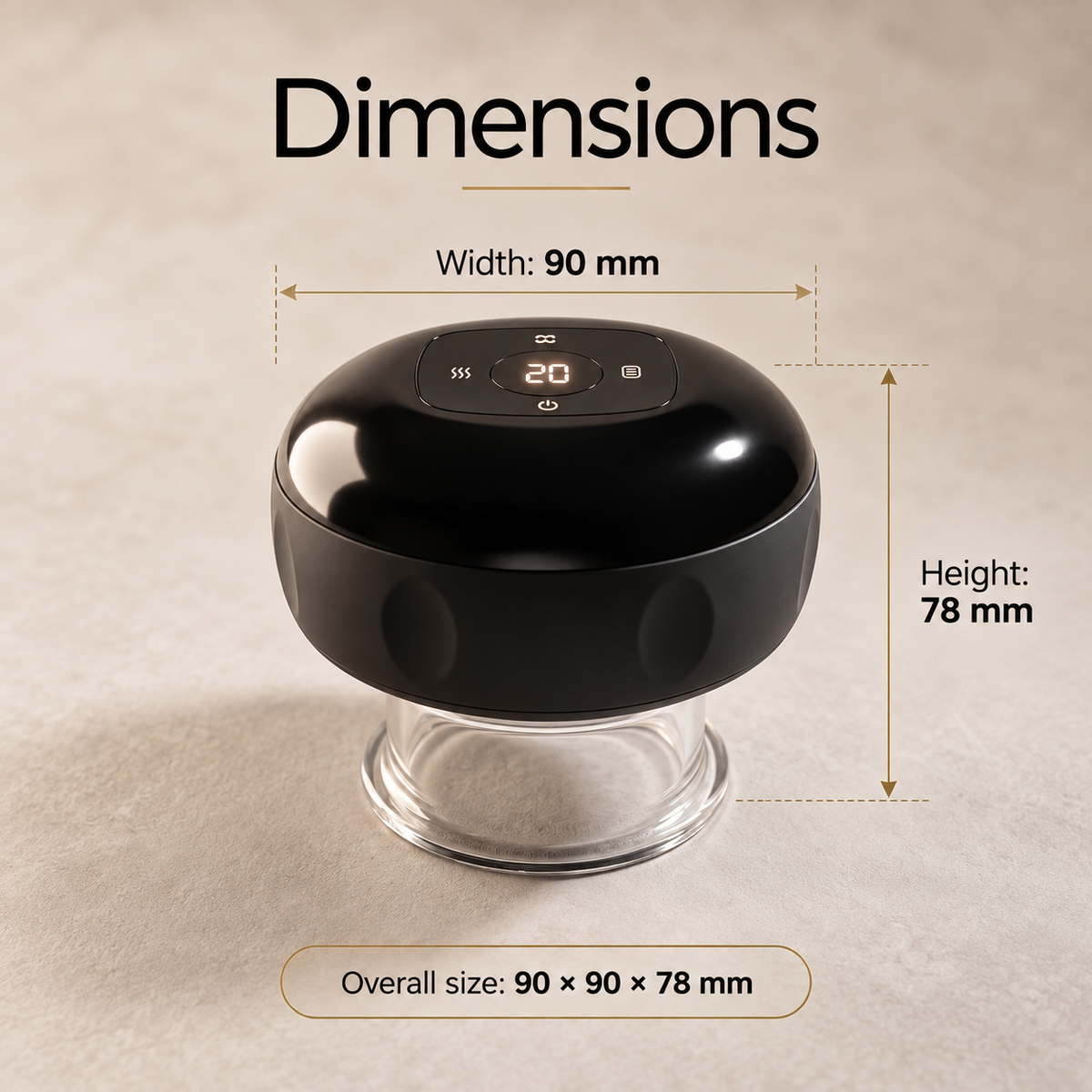 Smart Cupping Massager — LCD 12